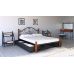 Двуспальная кровать Анжелика на деревянных ногах 160*190-200 см