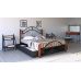 Двуспальная кровать Диана на деревянных ногах 160*190-200 см