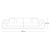 Угловой диван-кровать Джемма (сп. м. 155*220 см)