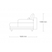 Кутовий диван-ліжко Голді 3х1(сп.м. 155*315 см)