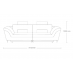 Кутовий диван-ліжко Грейсі  (сп. м. 150*210 см)