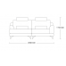 Угловой диван-кровать Остин (сп. м. 150*205 см)
