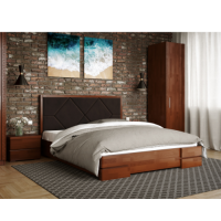 Двоспальне ліжко Магнолія 160*190-200 см без підйомного механізму