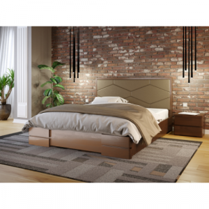 Двоспальне ліжко Севілья 160*190-200 см без підйомного механізму