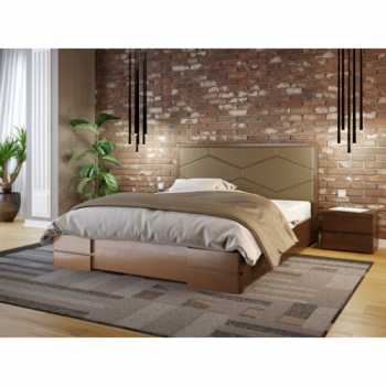 Двоспальне ліжко Севилья 160*190-200 см без підйомного механізму