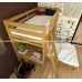Кровать-чердак Камила (стол + комод) 90*190 см