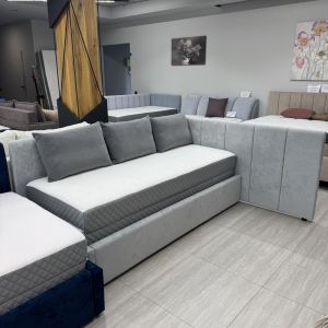 Угловая раскладная кровать Verona Twin (Верона Твин) с удлинённой спинкой 100*200 см