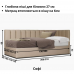 Півтораспальне ліжко Софі з підйомним механізмом 100*190-200 см