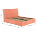 Двуспальная кровать Атланта с подъемным механизмом 160*190-200 см