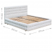 Двуспальная кровать Эванс с подъемным механизмом 160*190-200 см