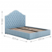 Полуторная кровать Фиона с подъемным механизмом 140*190-200 см