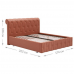 Двуспальная кровать Фрида с подъемным механизмом 160*190-200 см