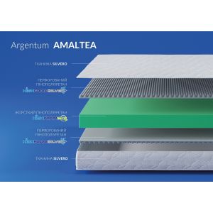 Двоспальний матрац Noble Argentum Amaltea 160*190-200 см