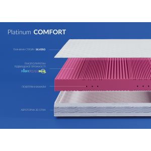 Двоспальний матрац Noble Platinum Comfort 180*190-200 см