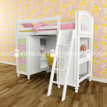 Комплект детской мебели Гуффи (кровать + стол + комод) 90*190 см