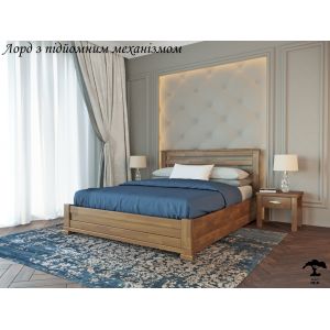 Півтораспальне ліжко Лорд з підйомним механізмом 140*190-200 см