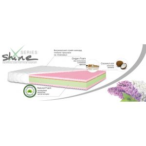 Односпальний матрац Lilac (Лилак) двосторонній 90*190-200 см