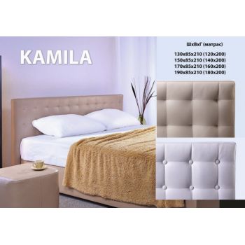 Двуспальная кровать Камила 2 с матрасом 160*200 см