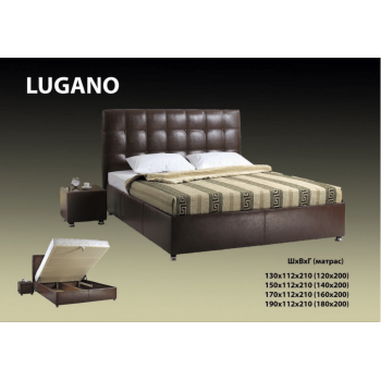Двоспальне ліжко Лугано 2 К з підйомним механізмом 180*200 см