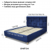 Двоспальне ліжко Брайтон з підйомним механізмом 180*190-200 см