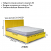 Двуспальная кровать Стрипс без подъемного механизма 180*190-200